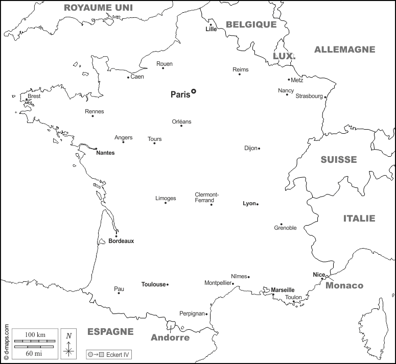 Carte de France – Points de présence FogZone® à Lyon et Monaco